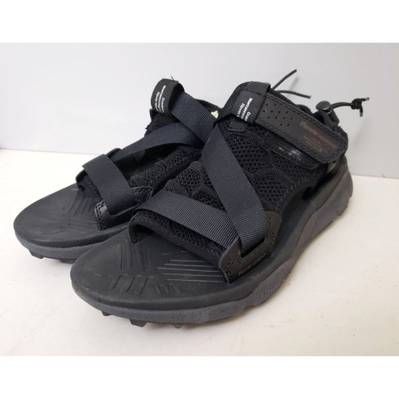 Flower Mountain Shoes - Flower Mountain Nazca Sandals Black Womens